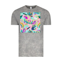 Cloud Rock hello kindergarten seamless pattern Vintage Tee - BundleAndBundleShop