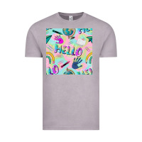Vintage Zinc hello kindergarten seamless pattern Vintage Tee - BundleAndBundleShop