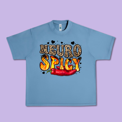 Neuro Spicy Neurodivergence Urban Heavy Tee Designed By Lillyallendesigns