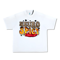 White neuro spicy neurodivergence Urban Heavy Tee - LillyAllenDesigns