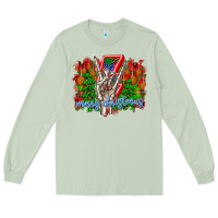 Matcha punk rock Merry Christmas Long Sleeve Tee - CowhideDigitalArt