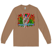 Toasted Coconut punk rock Merry Christmas Long Sleeve Tee - CowhideDigitalArt