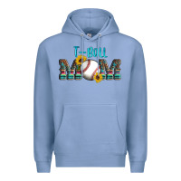 Colony Blue sport t ball mom Premium Hoodie - Artiststas