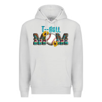 Dove Grey sport t ball mom Premium Hoodie - Artiststas