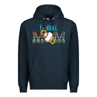 Navy sport t ball mom Premium Hoodie - Artiststas