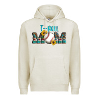 Oatmeal Heather sport t ball mom Premium Hoodie - Artiststas
