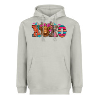 Moon Dust xoxo valentine's day highland cow Heavyweight Hoodie - Jasminsmagicworld