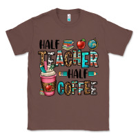 Chestnut half teacher half coffee Classic Tee - OliviaCreatesArt