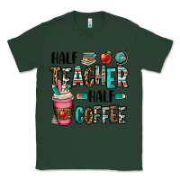 Sports Green half teacher half coffee Classic Tee - OliviaCreatesArt