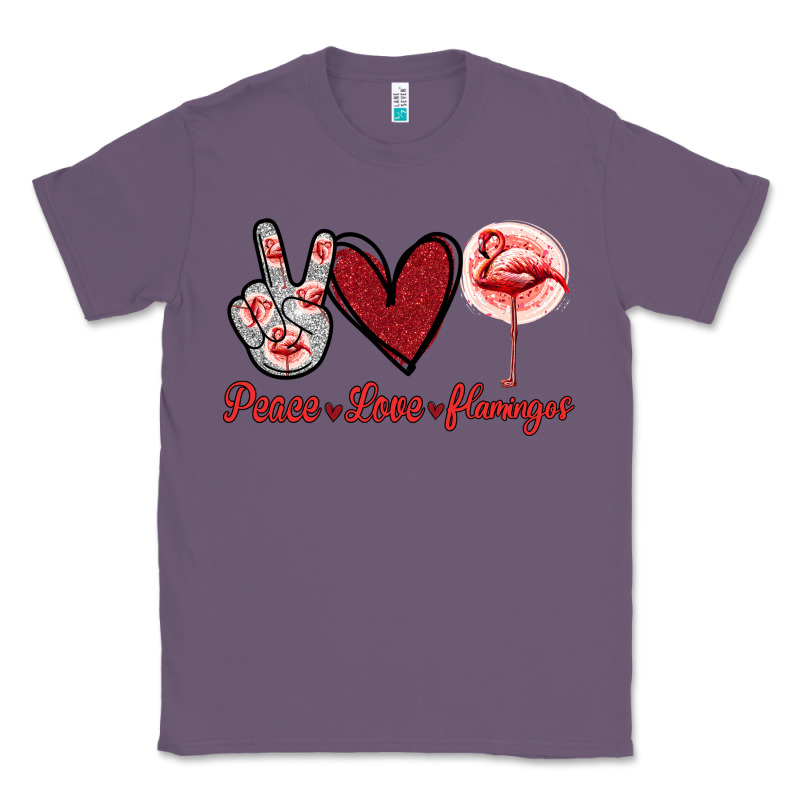 Peace Love Flamingo Classic Tee by Jasminsmagicworld | Teevron