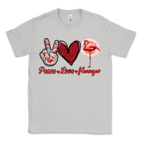 Moon Dust Peace Love Flamingo Classic Tee - Jasminsmagicworld