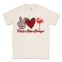 Natural Peace Love Flamingo Classic Tee - Jasminsmagicworld