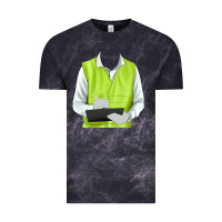 Cloud Black border collie engineer Vintage Tee - RanaPortraitStore