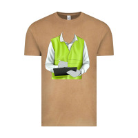 Vintage Camel border collie engineer Vintage Tee - RanaPortraitStore