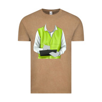 Vintage Coffee border collie engineer Vintage Tee - RanaPortraitStore
