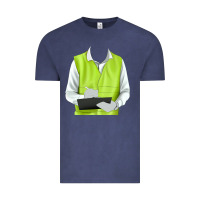 Vintage Denim border collie engineer Vintage Tee - RanaPortraitStore