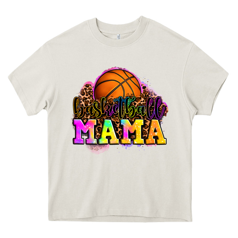 Basketball Mama Heavy Core Tee by OliviaCreatesArt | Teevron