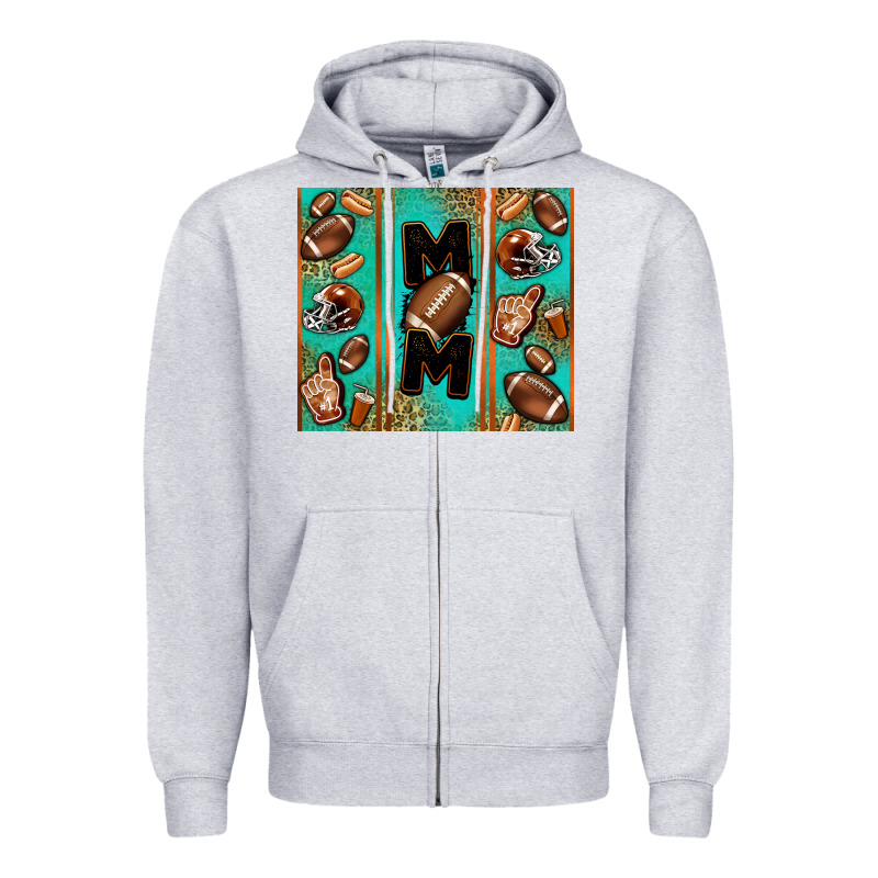 American Football Mom Zipper Hoodie by Jasminsmagicworld | Teevron