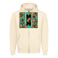 Sandshell American football mom Zipper Hoodie - Jasminsmagicworld