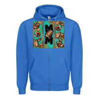 True Royal American football mom Zipper Hoodie - Jasminsmagicworld