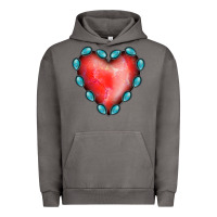 Pigment Tornado Gemstone Red Heart Urban Hoodie - Jasminsmagicworld