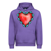 Tulip Gemstone Red Heart Urban Hoodie - Jasminsmagicworld