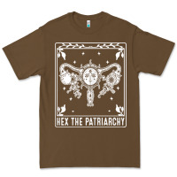 Womens Hex The Patriarchy Uterus Tarot Card Halloween Feminist T Shirt Premium Tee | Teevron