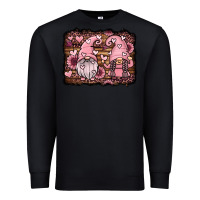 Black valentines day gnomes couple Premium Sweatshirt - Jasminsmagicworld