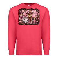 Cardinal valentines day gnomes couple Premium Sweatshirt - Jasminsmagicworld