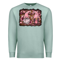 Seafoam valentines day gnomes couple Premium Sweatshirt - Jasminsmagicworld
