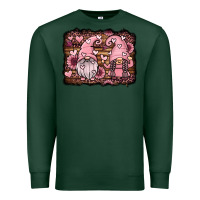 Sports Green valentines day gnomes couple Premium Sweatshirt - Jasminsmagicworld