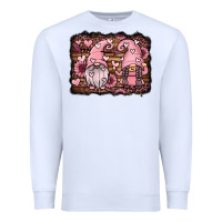 White valentines day gnomes couple Premium Sweatshirt - Jasminsmagicworld