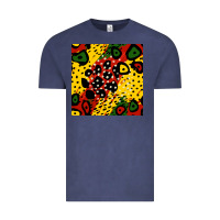 Vintage Denim african colors pattern Vintage Tee - BundleAndBundleShop