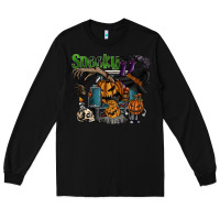 Black spooky Long Sleeve Tee - SublimationCraftShop
