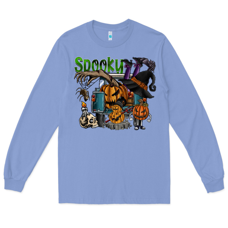Spooky Long Sleeve Tee by SublimationCraftShop | Teevron