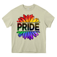 Mossy hippie pride sunflowers Heavy Core Tee - OliviaCreatesArt