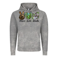 Cloud Rock peace love koala Vintage Hoodie - LillyAllenDesigns