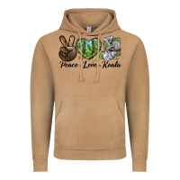 Vintage Camel peace love koala Vintage Hoodie - LillyAllenDesigns