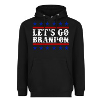 Black Let's Go Brandon Heavyweight Hoodie - Jasminsmagicworld