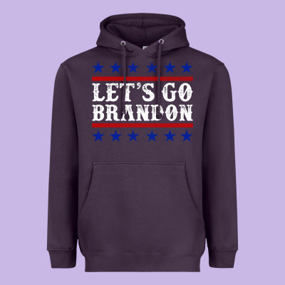 Let's Go Brandon Heavyweight Hoodie Designed By Jasminsmagicworld
