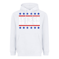 White Let's Go Brandon Heavyweight Hoodie - Jasminsmagicworld