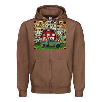 Chestnut farm animals red barn tumbler 20oz Zipper Hoodie - Jasminsmagicworld