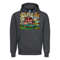 Smoke farm animals red barn tumbler 20oz Zipper Hoodie - Jasminsmagicworld