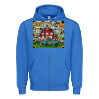 True Royal farm animals red barn tumbler 20oz Zipper Hoodie - Jasminsmagicworld
