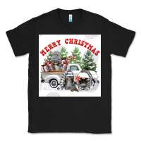 Black merry chrıstmas Classic Tee - FaDigitalArtStudio