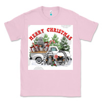 Bubblegum Pink merry chrıstmas Classic Tee - FaDigitalArtStudio