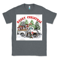 Charcoal Heather merry chrıstmas Classic Tee - FaDigitalArtStudio