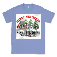 Colony Blue merry chrıstmas Classic Tee - FaDigitalArtStudio