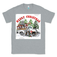 Heather Grey merry chrıstmas Classic Tee - FaDigitalArtStudio