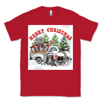 Red merry chrıstmas Classic Tee - FaDigitalArtStudio